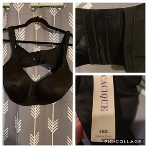 Never worn black Cacique bra